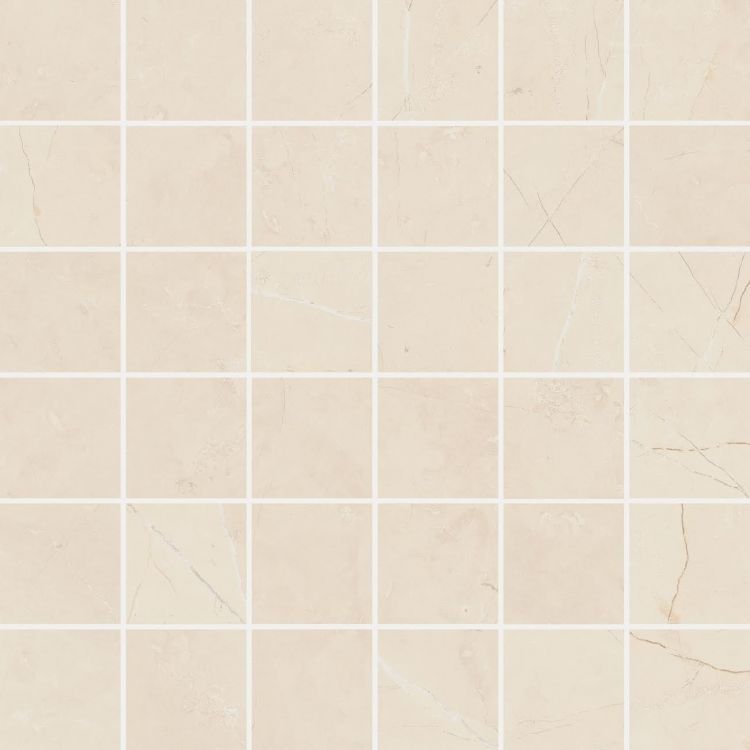 Trilogy Moon Beige Soft 2 x 2 Mosaic 12 x 12 - Hexagon Interiors